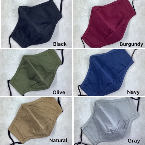 Burberry Plaid Cotton Face Mask / Adjustable with Filter & Nose Wire - Picture 2 of 8